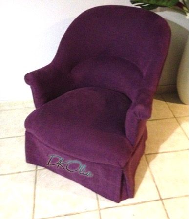 Rénovation fauteuil crapaud