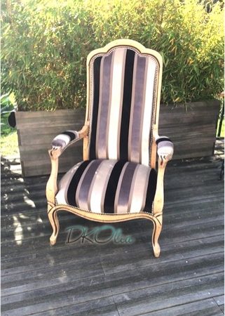 Fauteuil-Voltaire- bois -brut